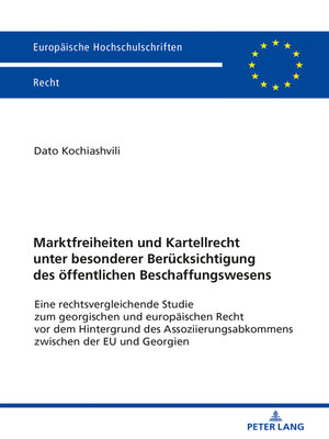 cover image of Marktfreiheiten und Kartellrecht unter besonderer Beruecksichtigung des oeffentlichen Beschaffungswesens